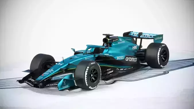 F1 Aston Martin AMR26 2026 3D model 3