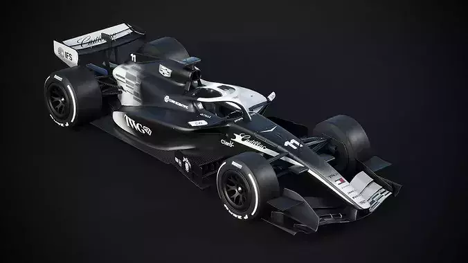 F1 Cadillac 2026 3D model 7