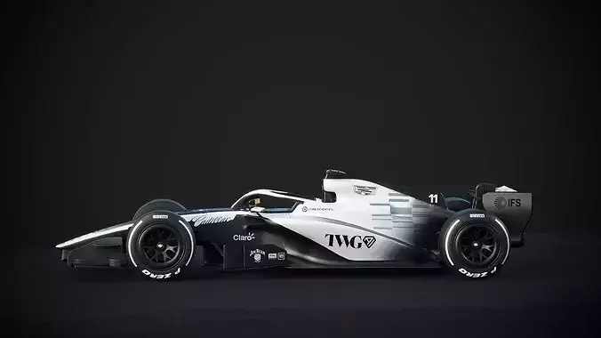 F1 Cadillac 2026 3D model 5