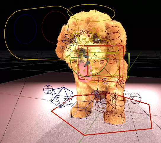 Poddle Dog Rigged with Animation 3D model