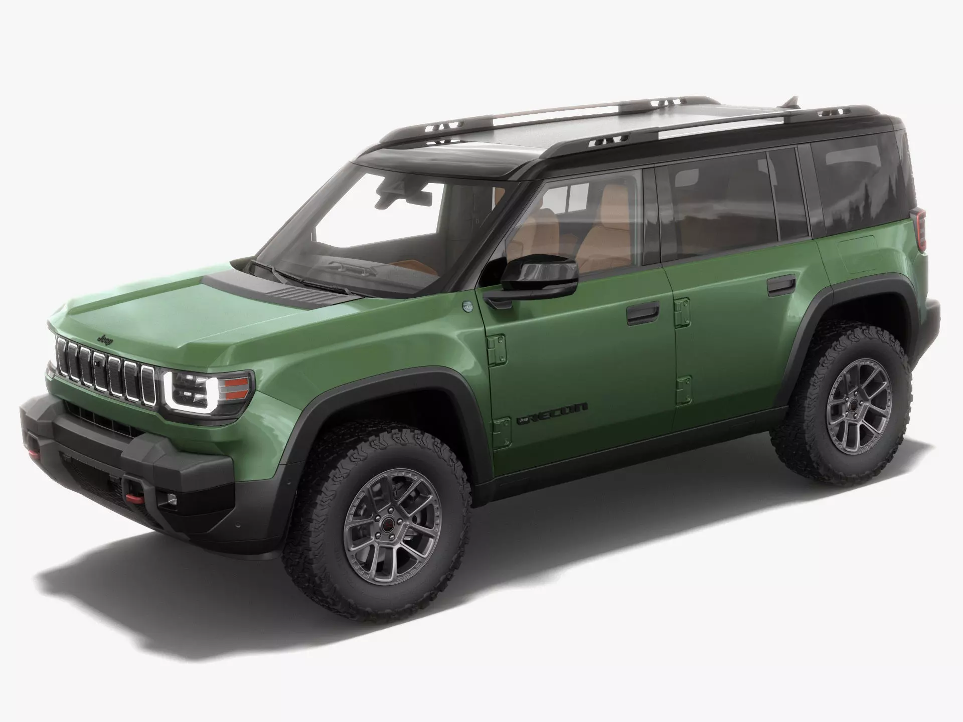 Jeep Recon 2027 with interior 3D model