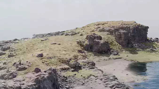 Coastline Rocks Island