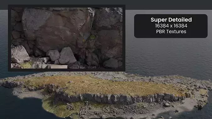 Coastline Rocks Island