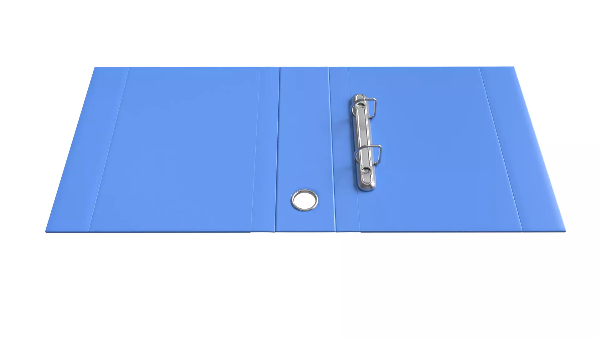 Open Lever Arch File Office Folder for Document Low-poly 3D model