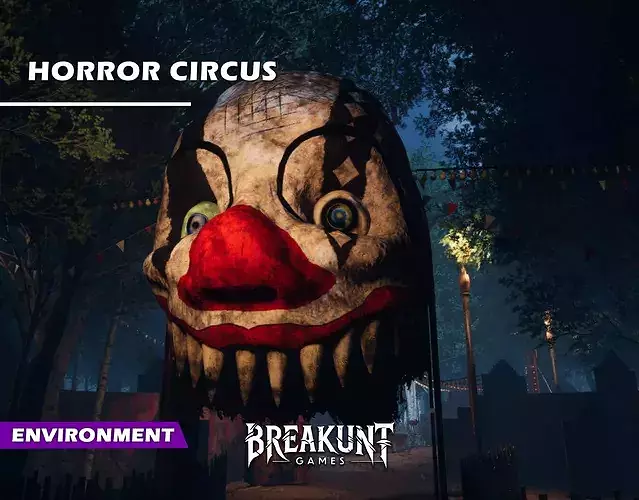 Outdoor Horror Circus - Unreal Engine 5 - Unity 