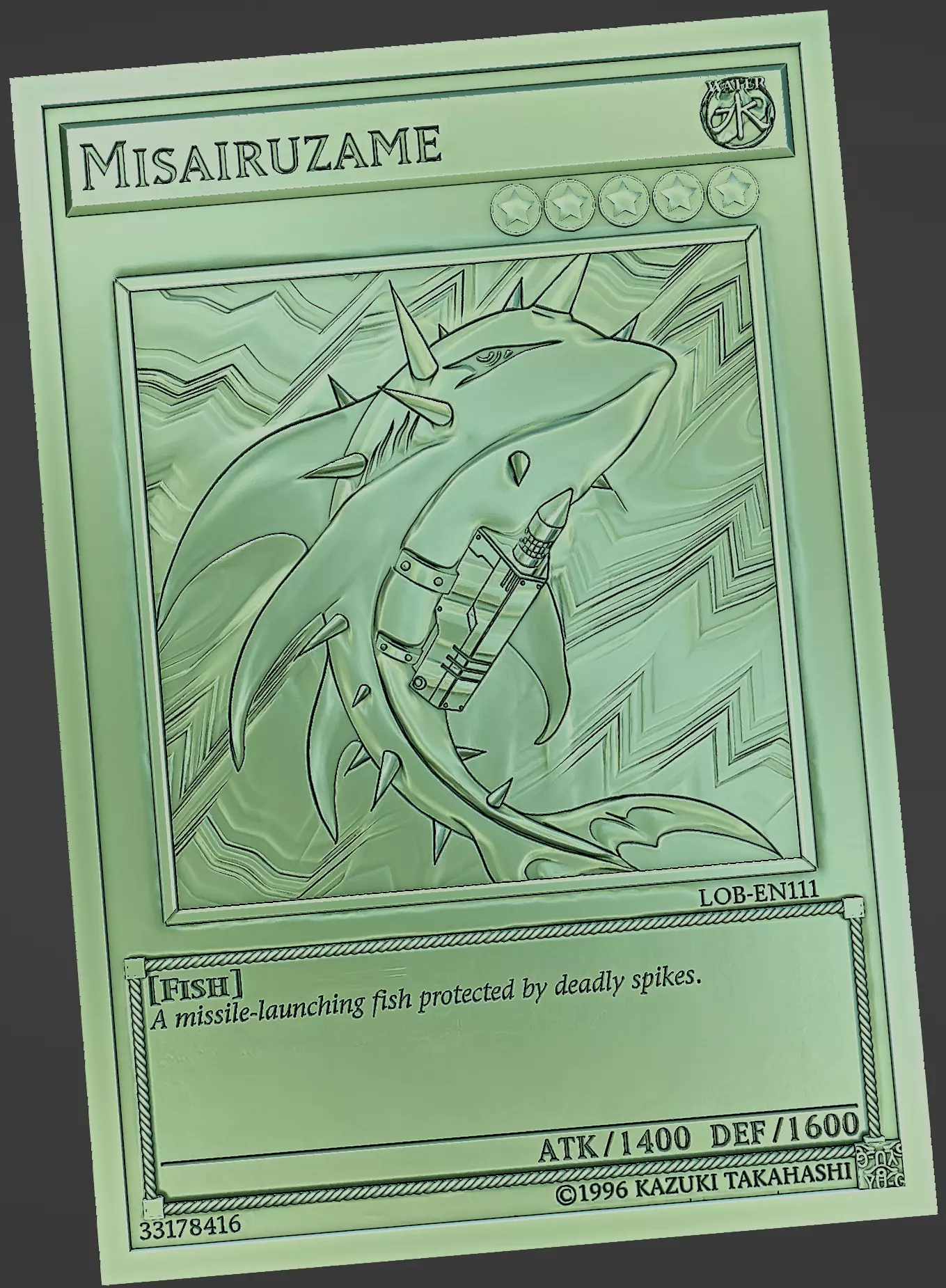 Misairuzame - yu-gi-oh Free 3D print model