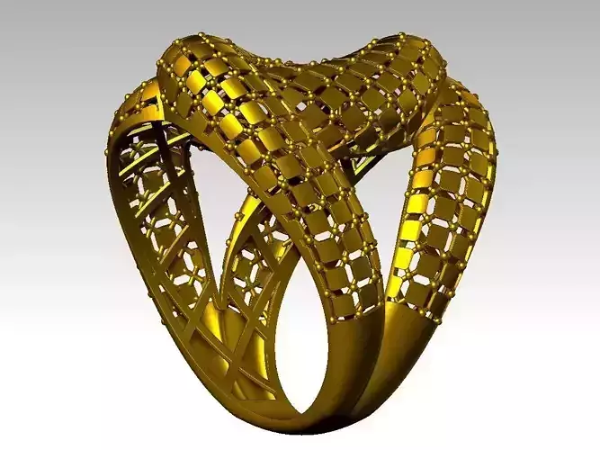 light weight ring  STL file  ready for print 3D print model