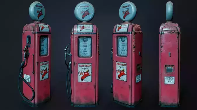 Vintage Gas Pump for Gas Station