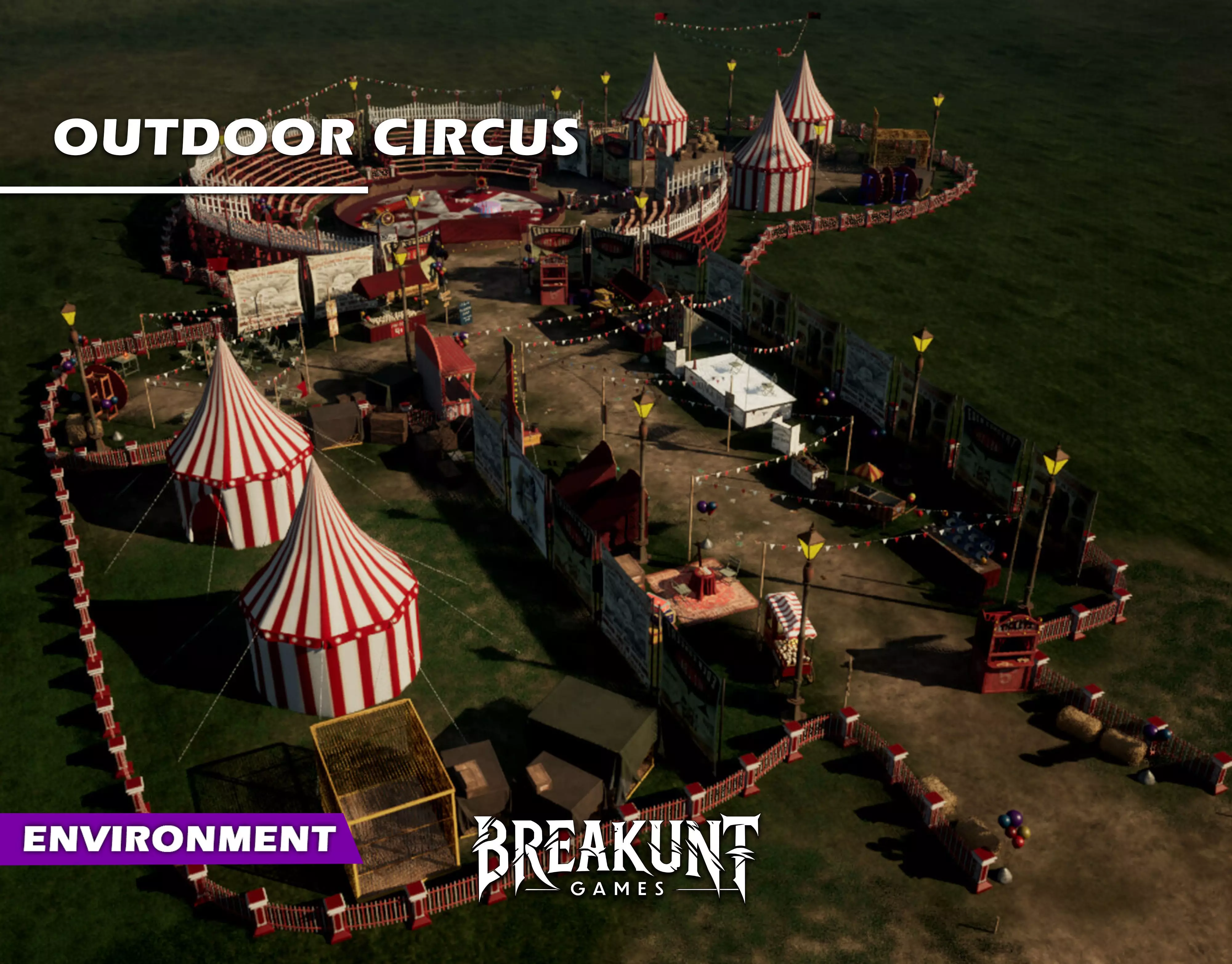 Outdoor Circus - Unreal Engine 5 3D model