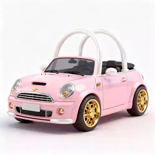 Stylized Urban Luxury Mini Car 3D Model