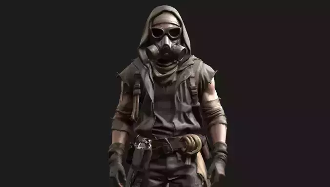 Scavenger Survivor Post-Apocalyptic Character