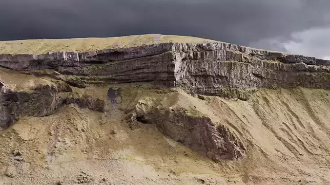 Basalt Mountain Side