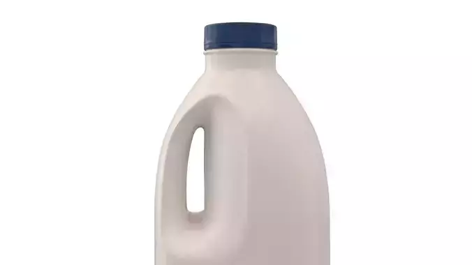 Milk Bottle 3D Model Low-poly 3D model 7