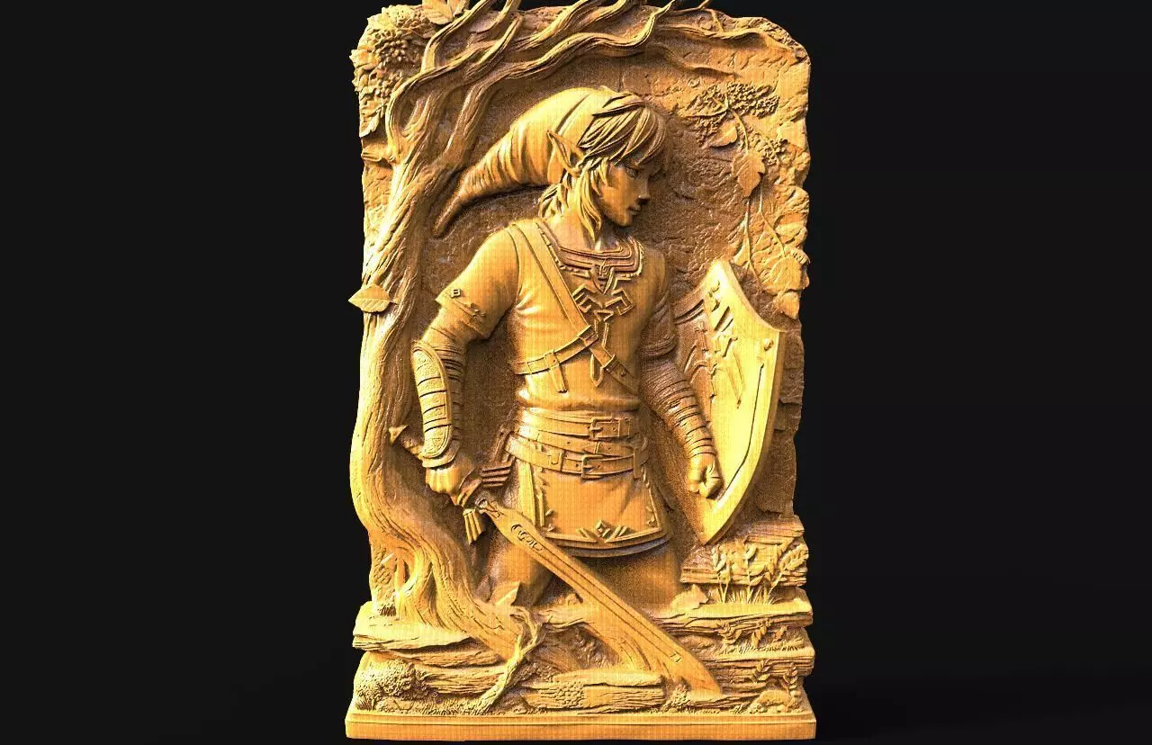 Link The legend of Zelda CNC 3D print model
