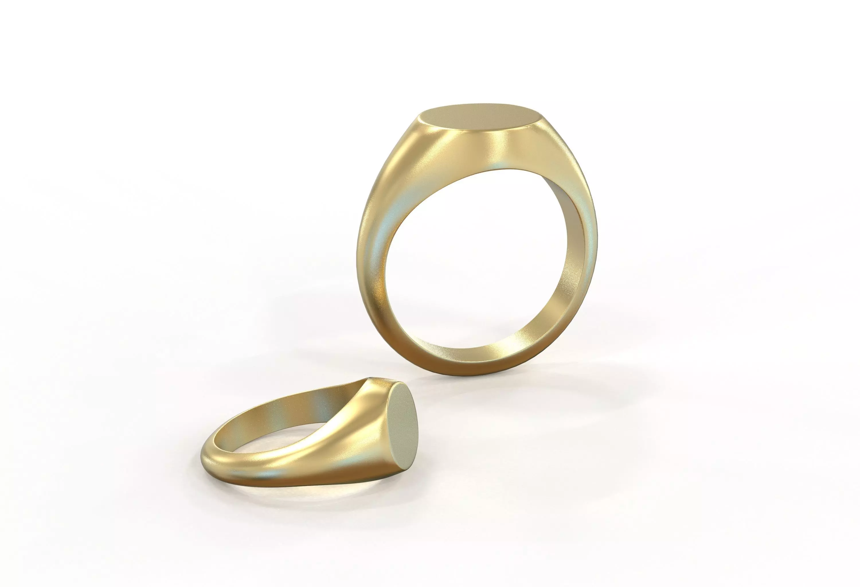 Signet ring 3D print model