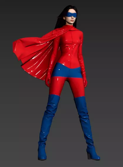 36 United States of America - Supergirl 3D model
