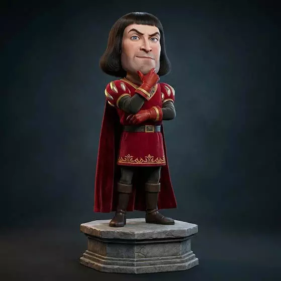 Lord Farquaad Shrek 3D STL Model 3D print model