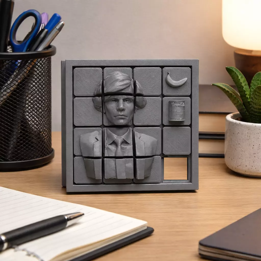 Slider Puzzle inspired by Andy Warhol 3D print model