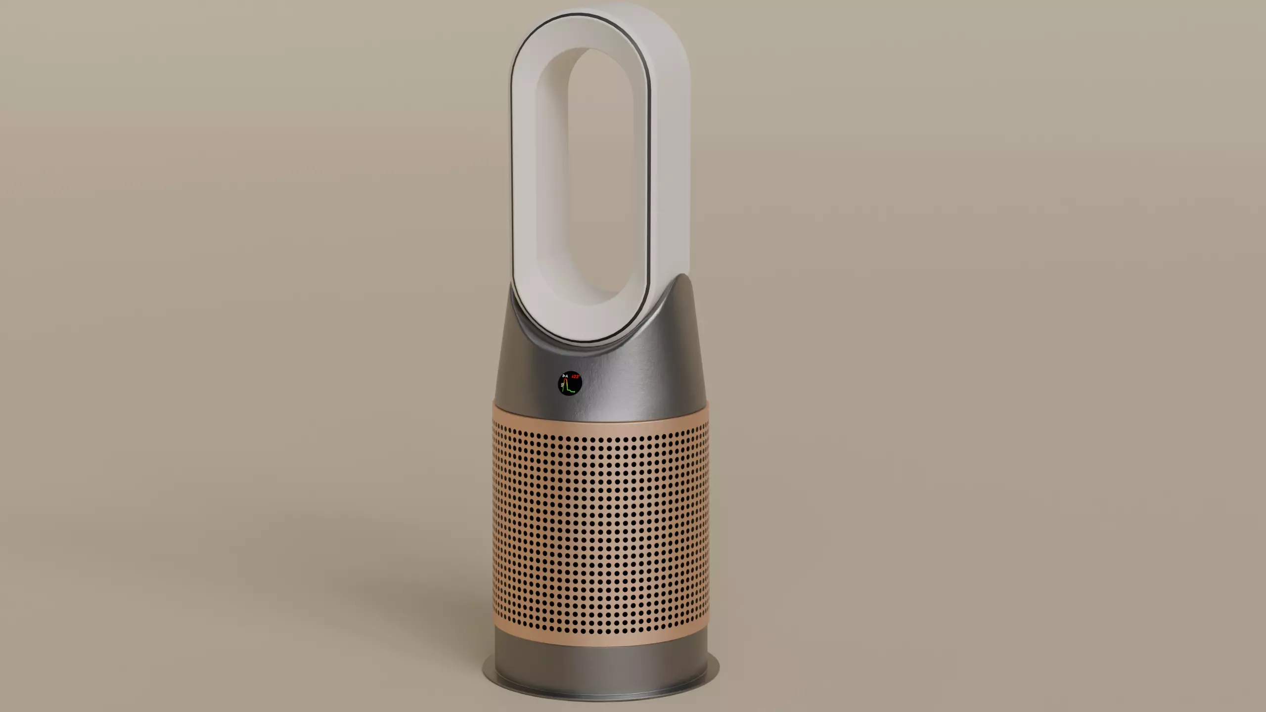 Modern Tower Air Purifier and Heater - PBR Archviz Prop 3D model