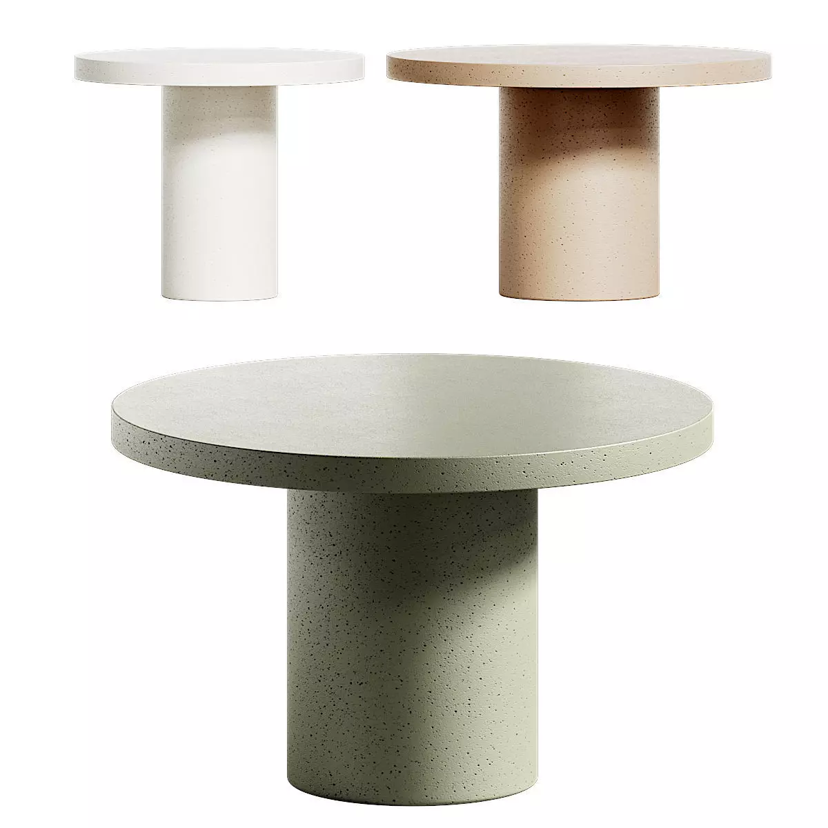 Aiguablava Outdoor Dining Table Low-poly 3D model