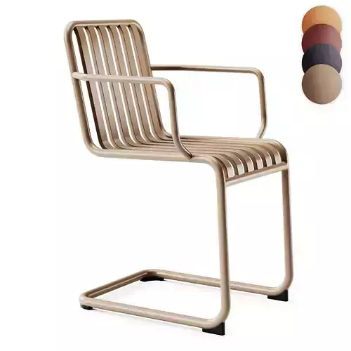 Hay Palissade Cantilever Armchair 3D model