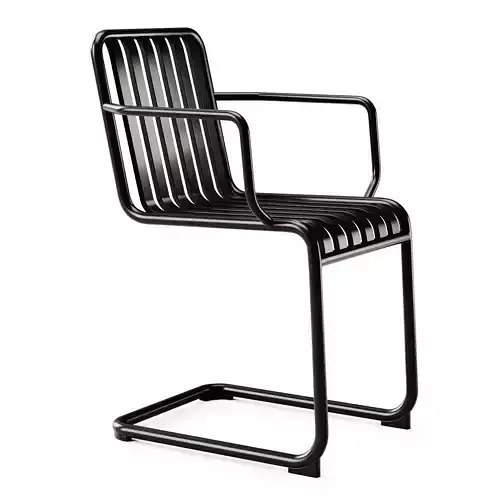 Hay Palissade Cantilever Armchair 3D model 3