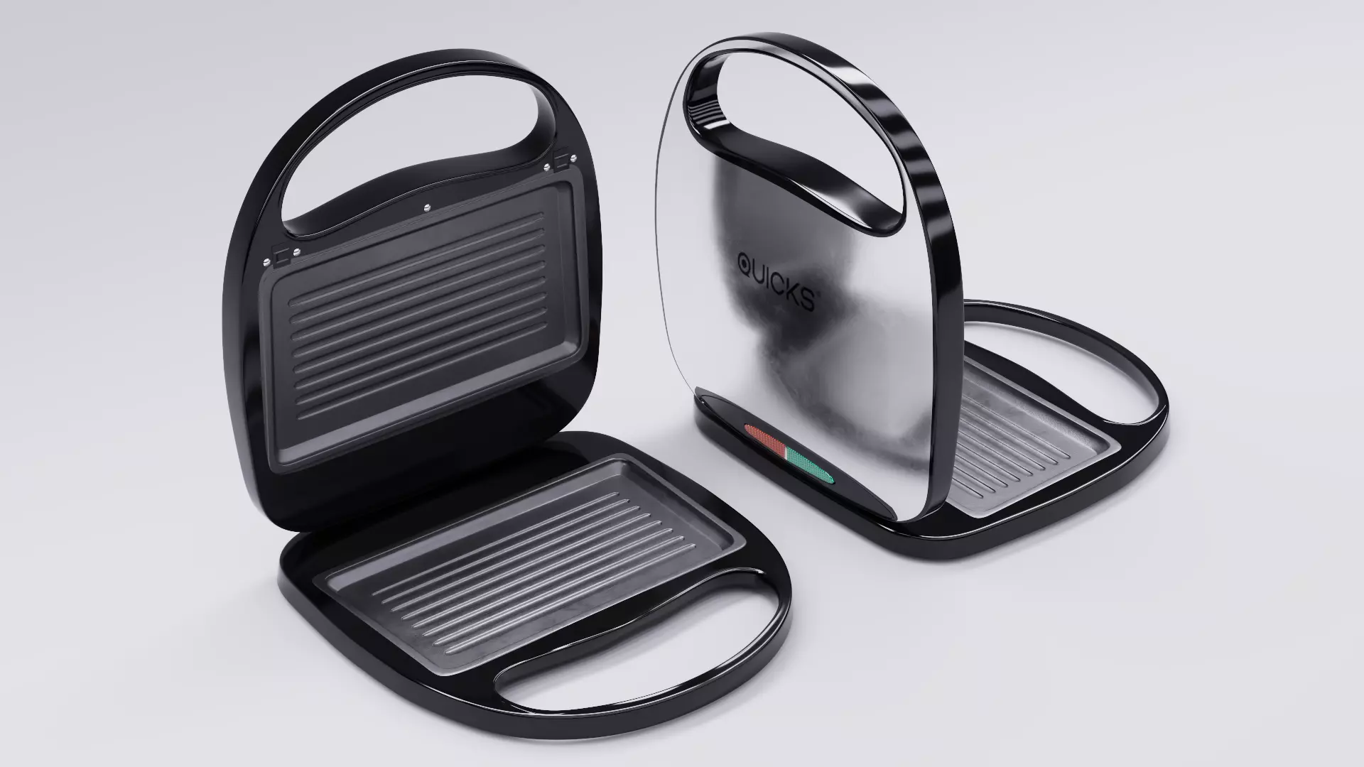 Modern Electric Sandwich Maker 3D Model I Realistic I Toaster 3D model