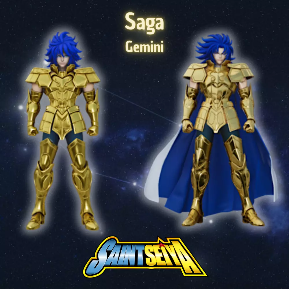 Saint Seiya Saga Gemini 3D print model