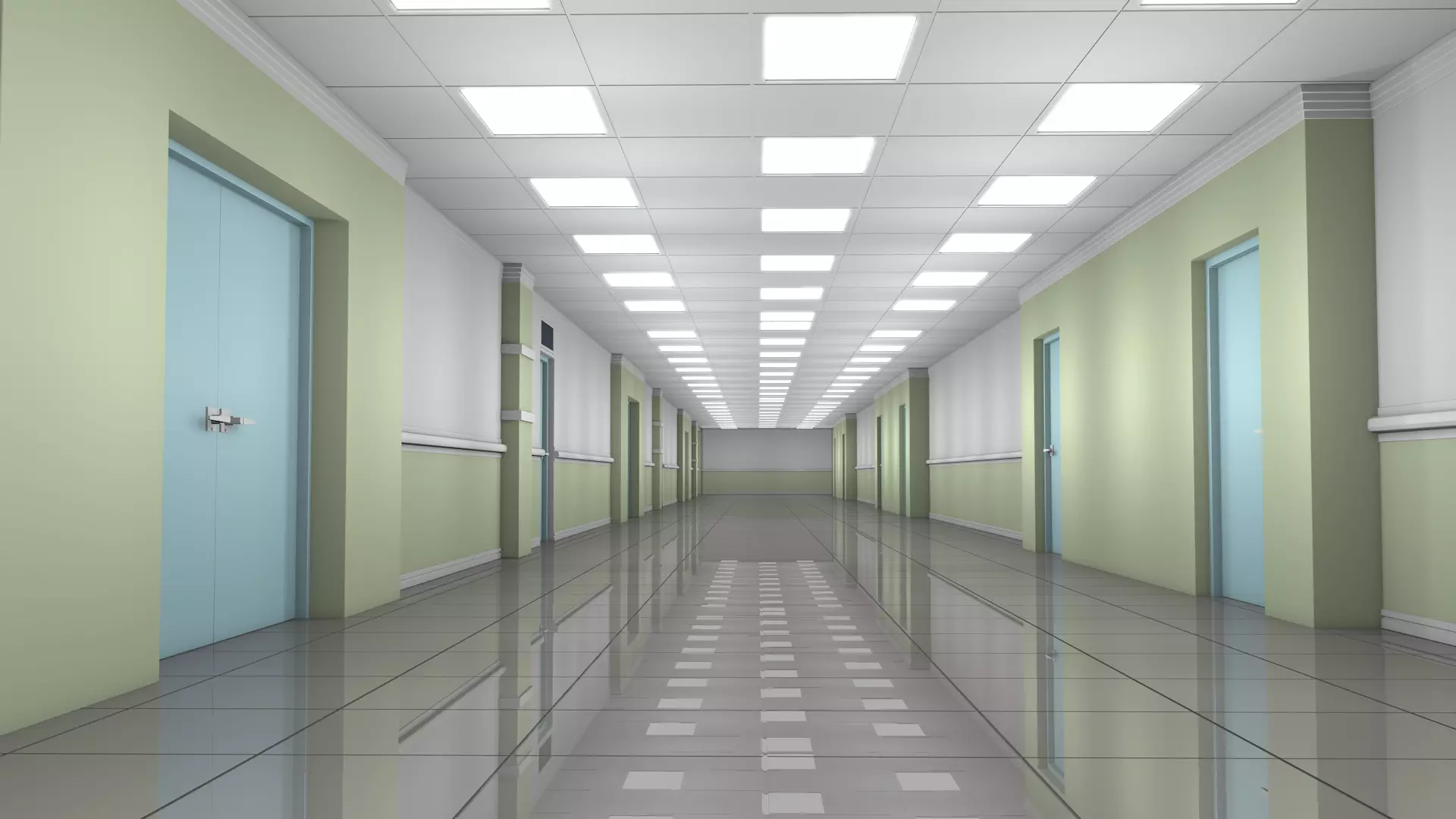 Apartment Corridor Interior 3D model