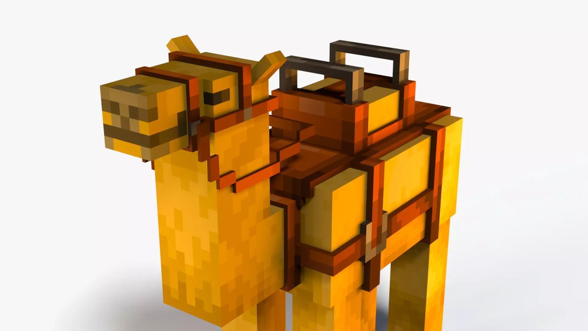 Minecraft Camel Low-poly 3D model