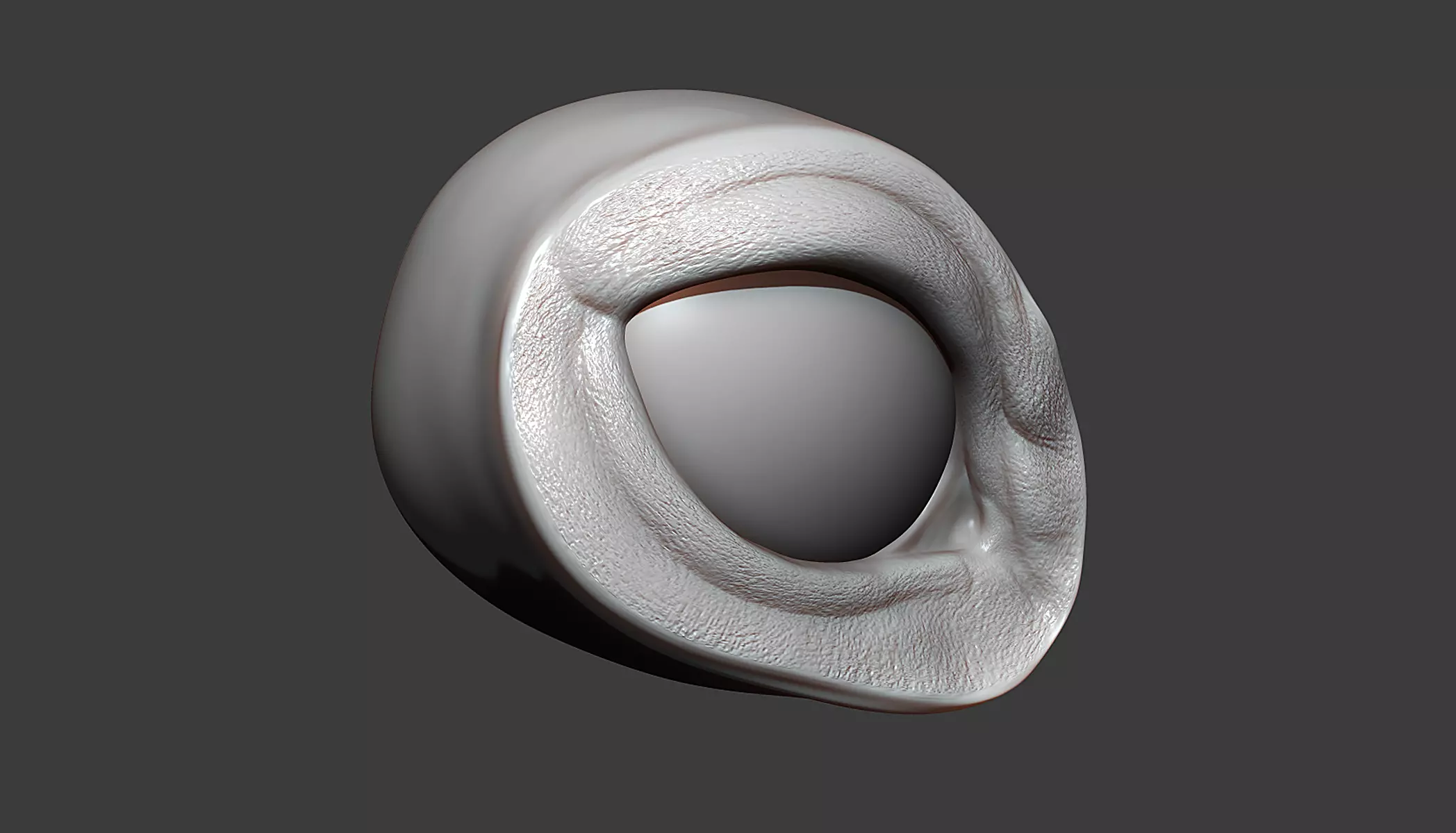 Cat Eye Socket Highpoly Sculpt 3D model