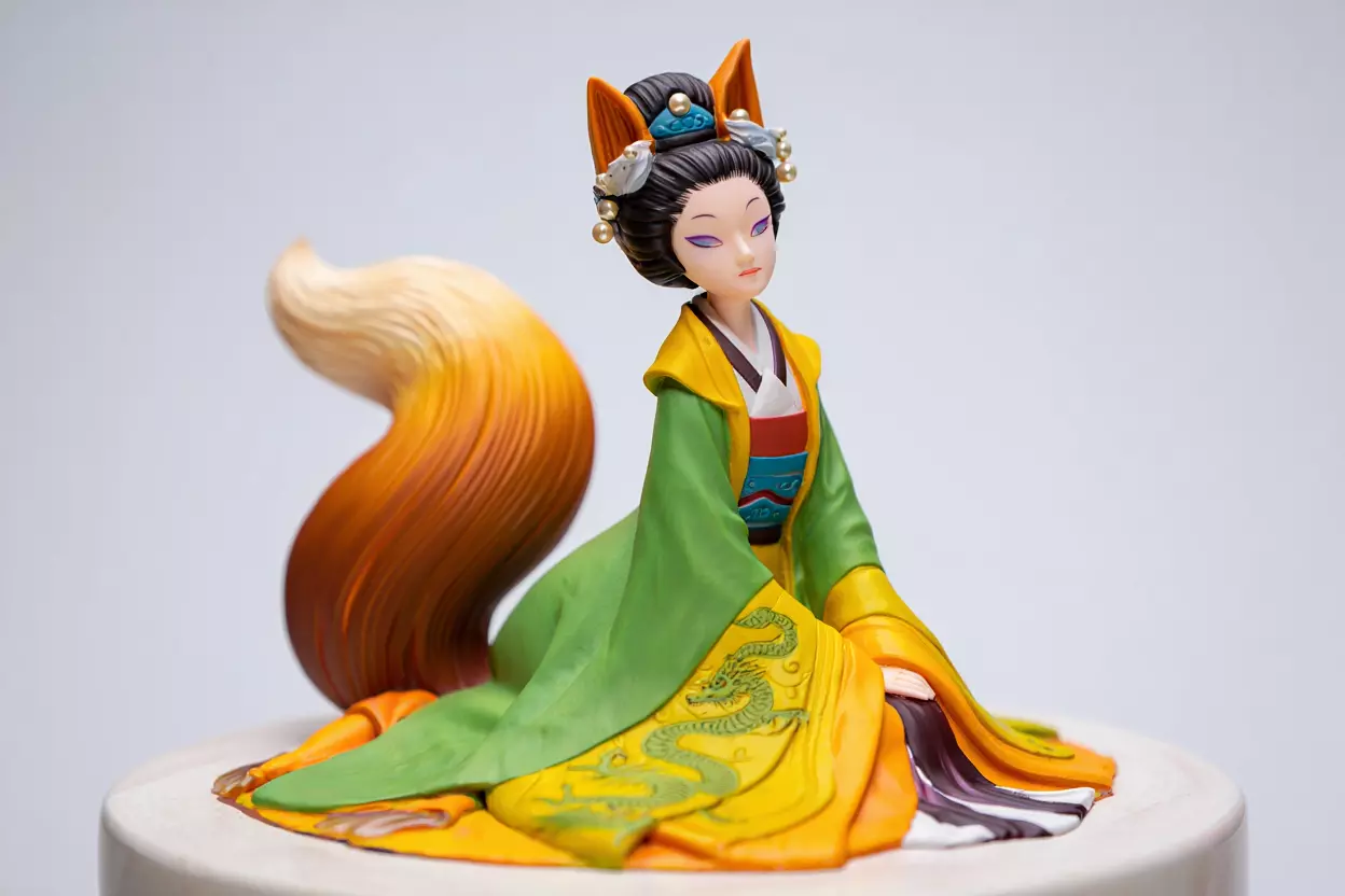 3553 Fox Spirit Woman in Pu Song Ling Style STL 3D print model