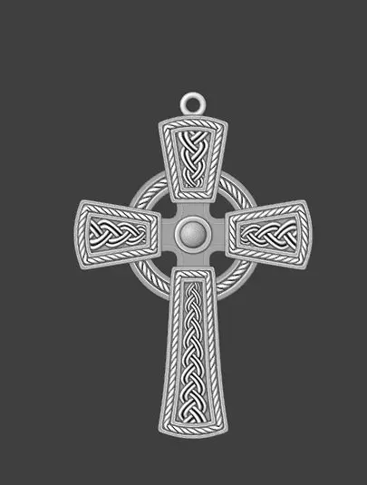 Celtic Cross at 3d printed file 3D print model