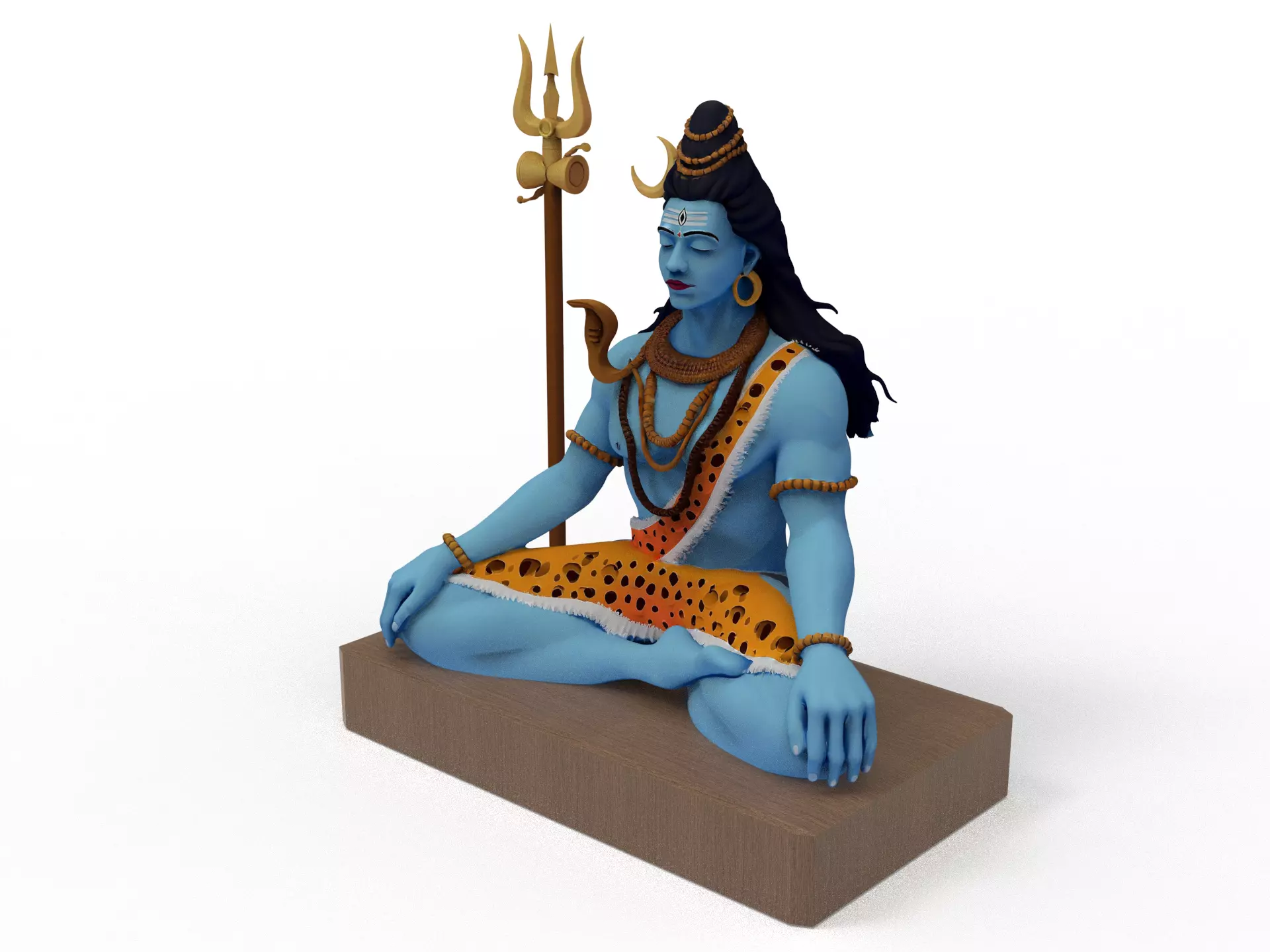 3D PRINT READY MODEL OF LORD SHIVA 3D print model