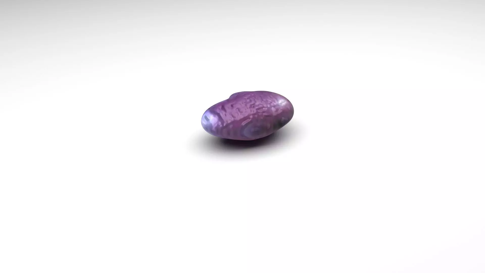 Purple Kidney Bean 3D model