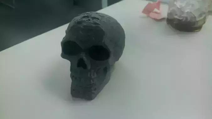 Skull herb Grinder 2 3D print model