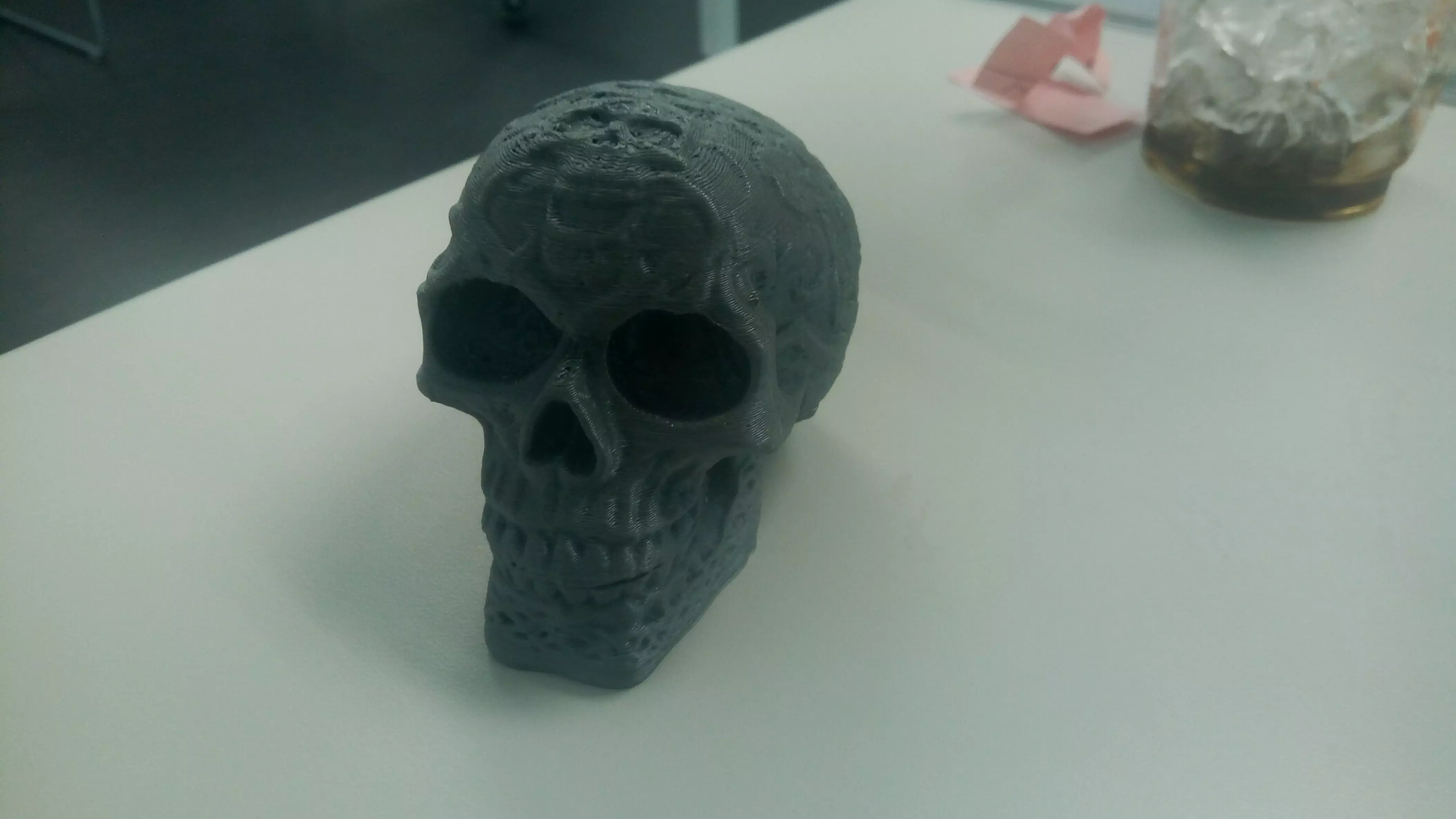 Skull herb Grinder 2 3D print model_0