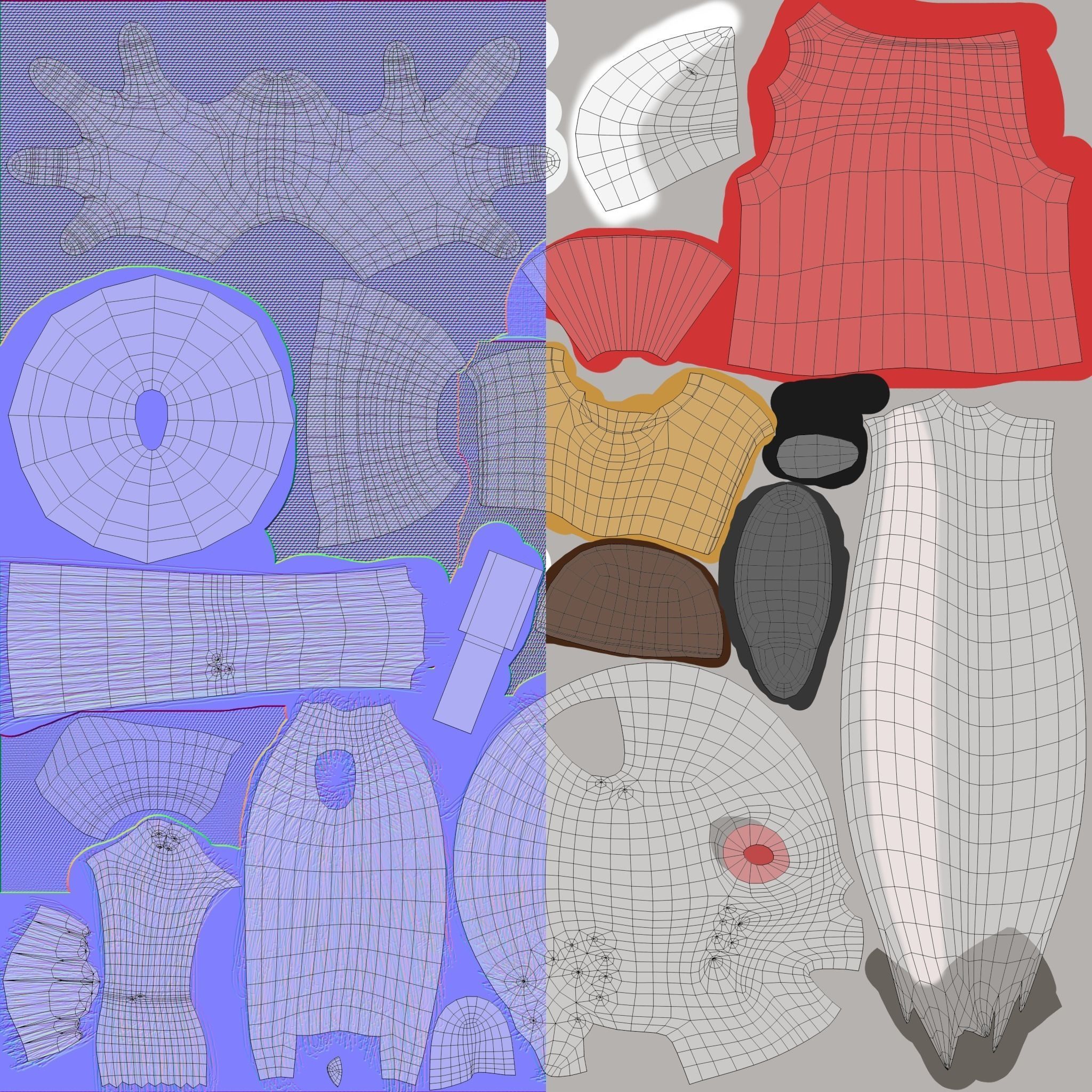 RoyRabbit - Cartoon Animal Character Low-poly 3D model_11