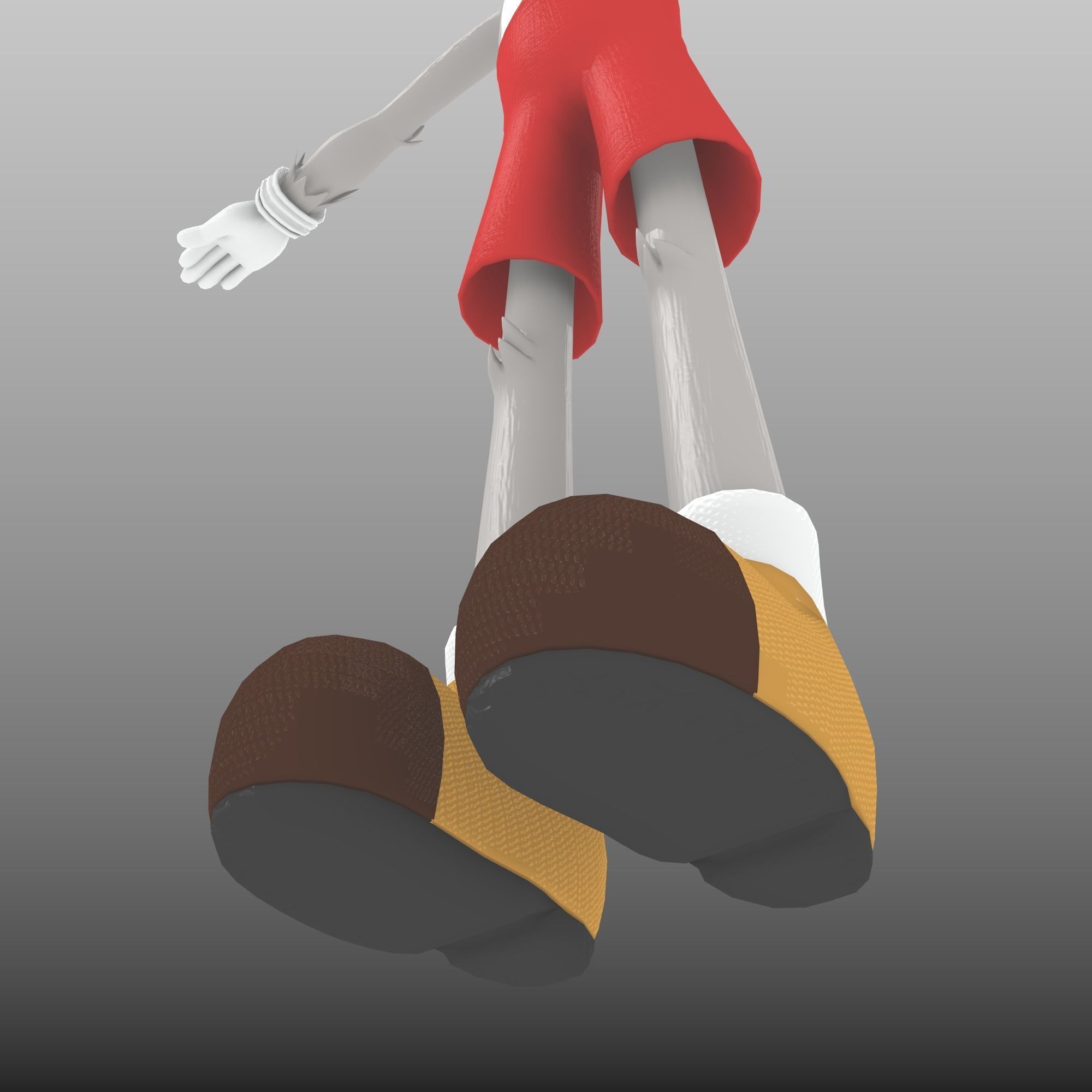 RoyRabbit - Cartoon Animal Character Low-poly 3D model_9