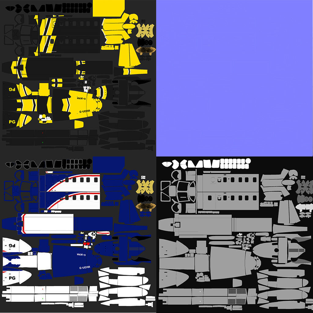 Sikorsky S-92 Low-poly 3D model_8