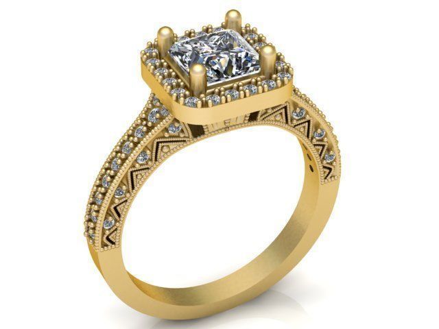 Ring T00011 3D print model_1