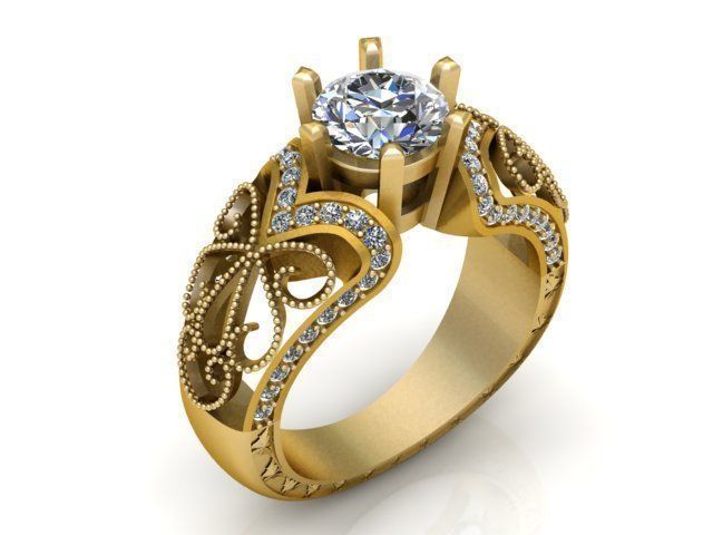 Ring T00012 3D print model_1