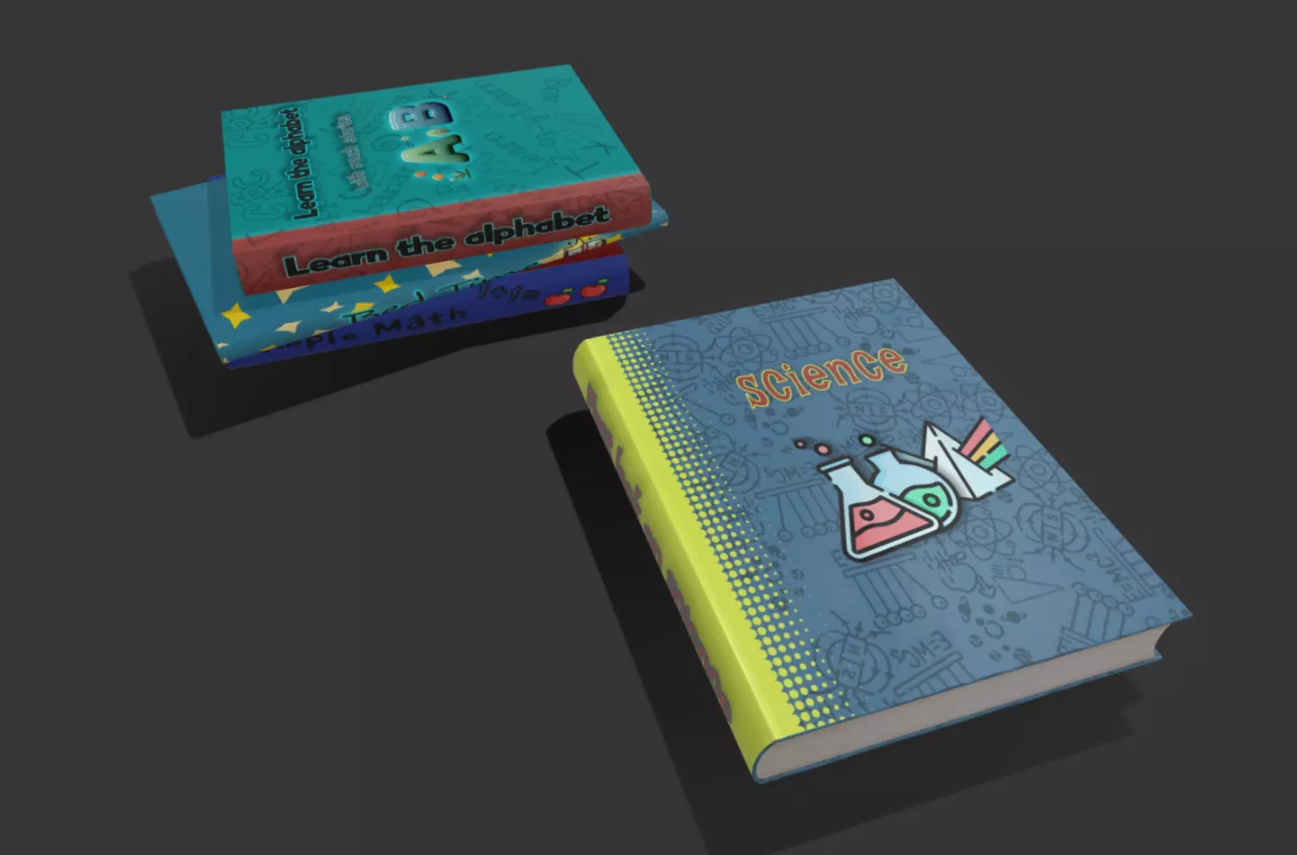 Children Books Free 3D model