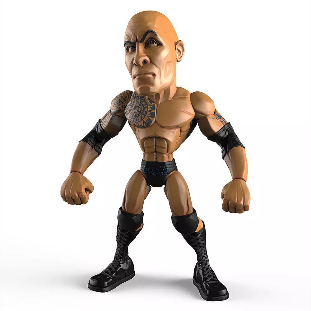 Dwayne The Rock Johnson Low Poly Style WWE toy 3D print model