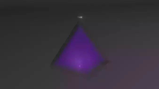 Dark Magic Pyramid Flask