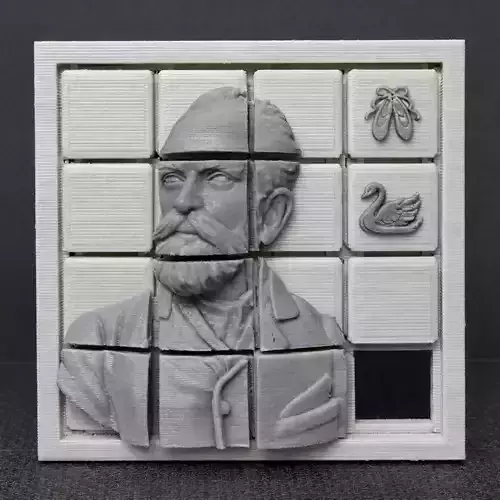  Slider Puzzle inspired by Tchaikovsky