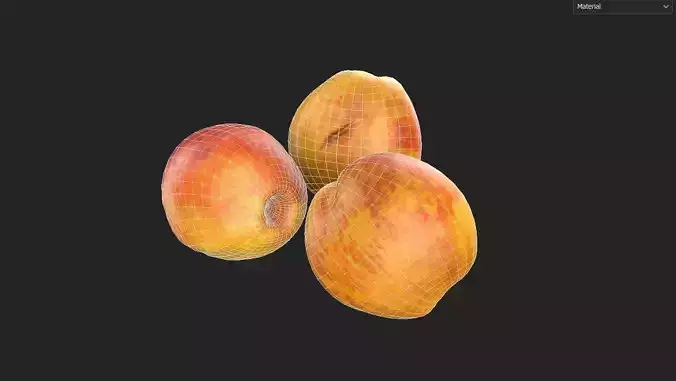 Nectarin Set01 Low-poly 3D model 2