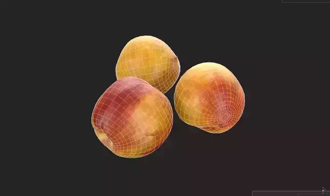 Nectarin Set02 Low-poly 3D model 2