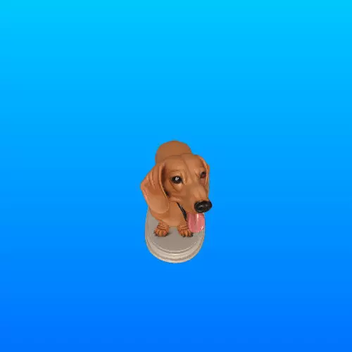 3560 Laughing Dachshund Color 3D Printed Statue STL 3D print model