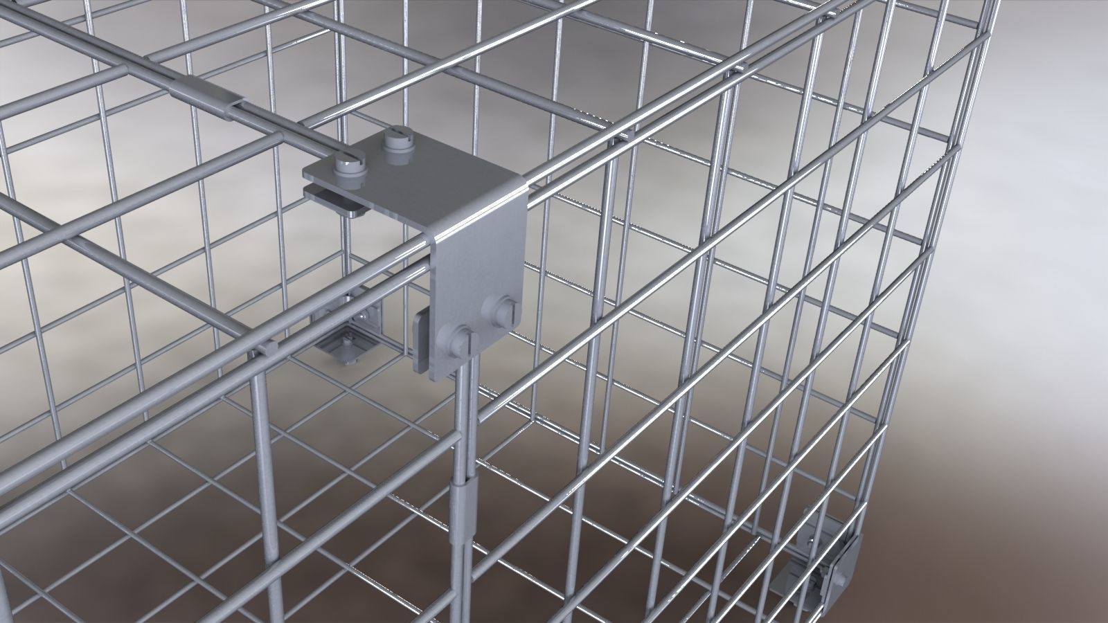 Cage for pet 3D model_3